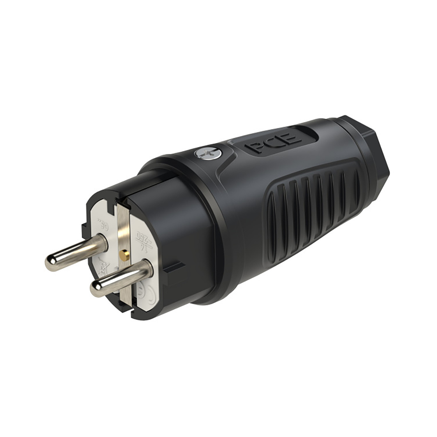106006 Fiche SchuKo Taurus2 noir/noir caoutchouc 16A 250V~