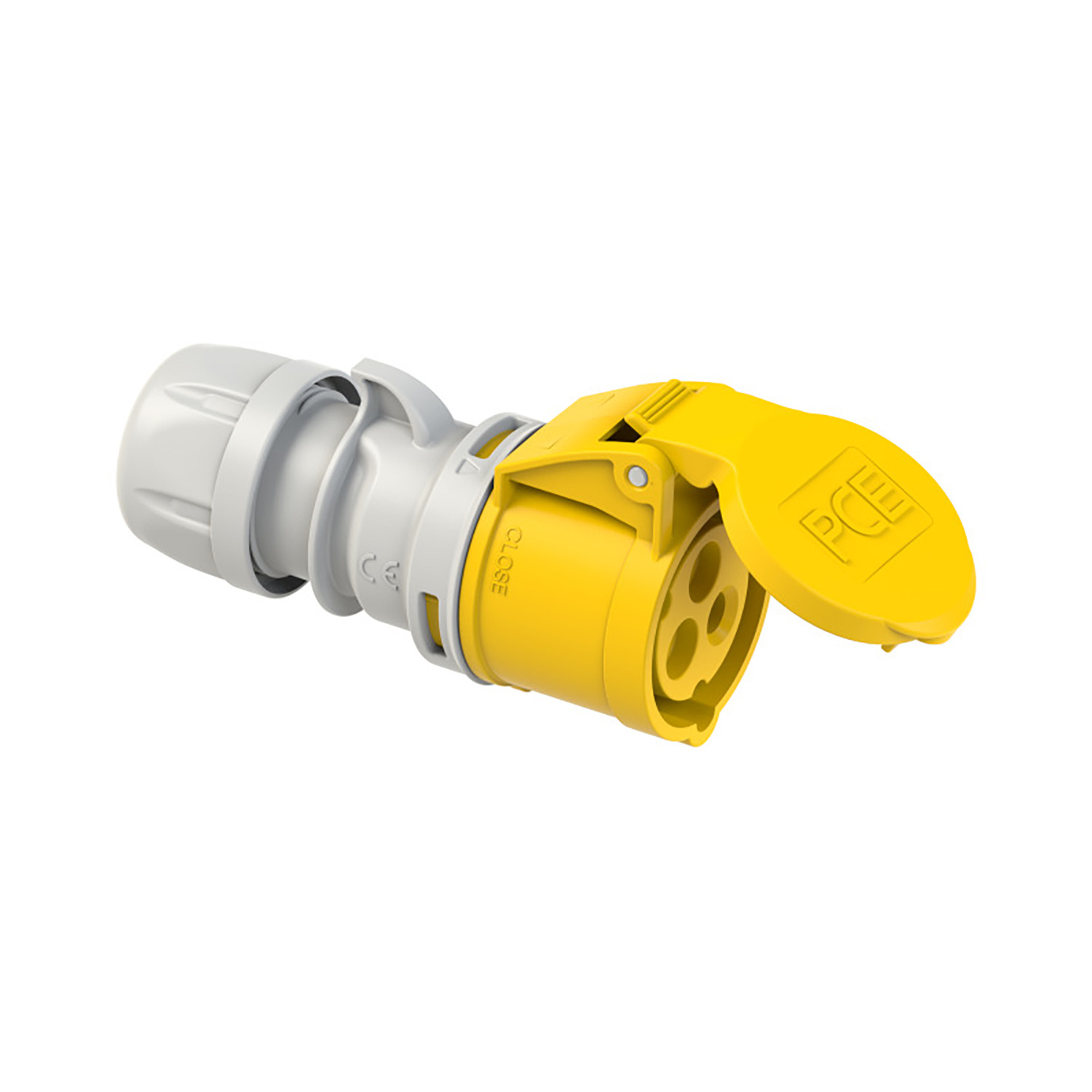 102720 CEE prise 16A 3p 110V 4h jaune IP44 Shark