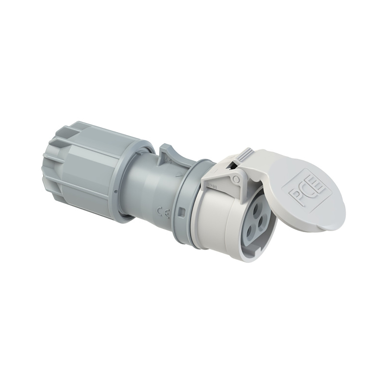 102823 CEE prise 16A 3p 42V 12h blanc IP44 Twist