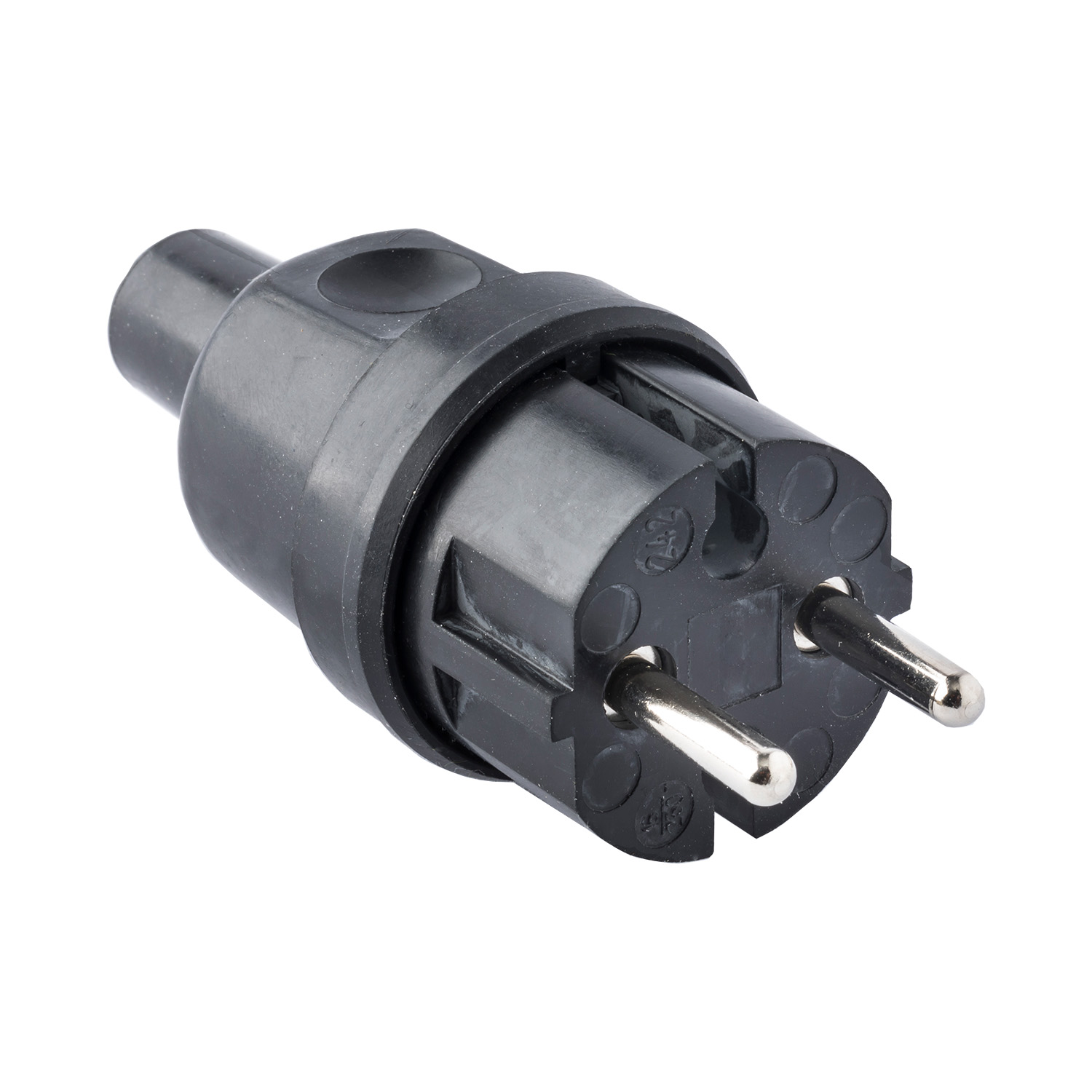 121686 Volrubber contactstop 16A 250V~ klasse II (zonder aarde)