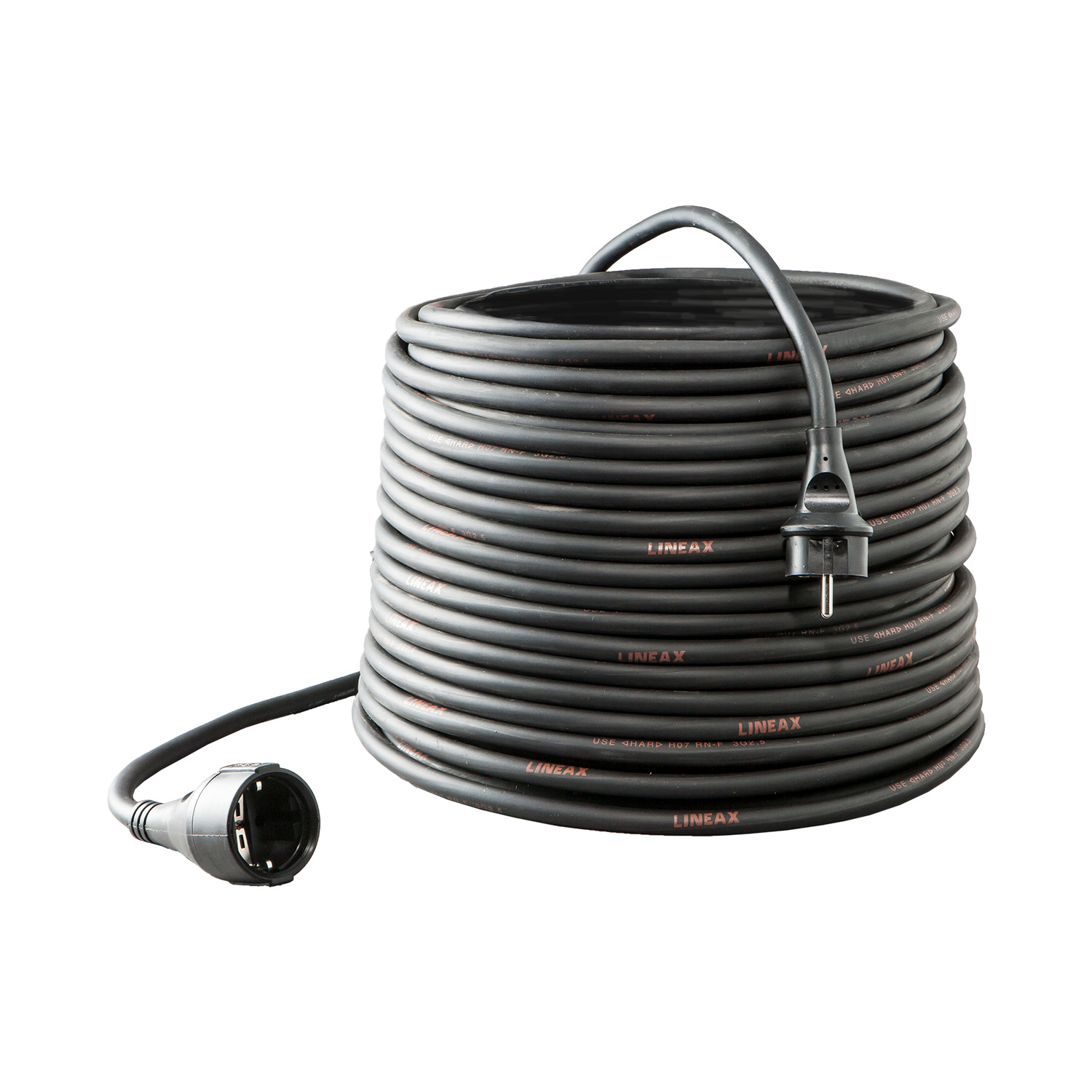 107749 Câble d’extension 3 m H07RN-F 3G1,5 SchuKo fiches moulées