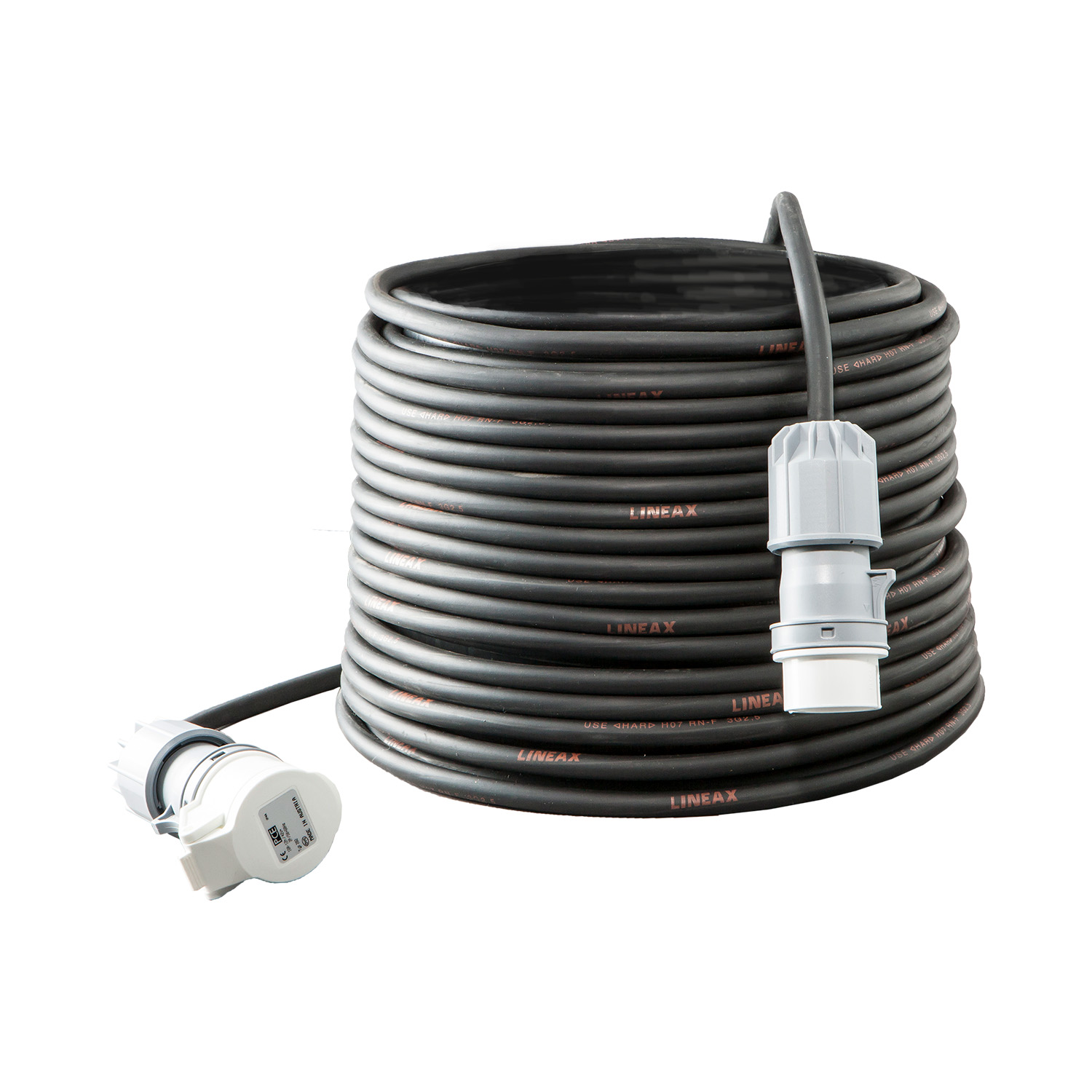 114430 Câble d’extension 15 m H07RN-F 2x2,5 mm² CEE 16/2/42 12h blanc