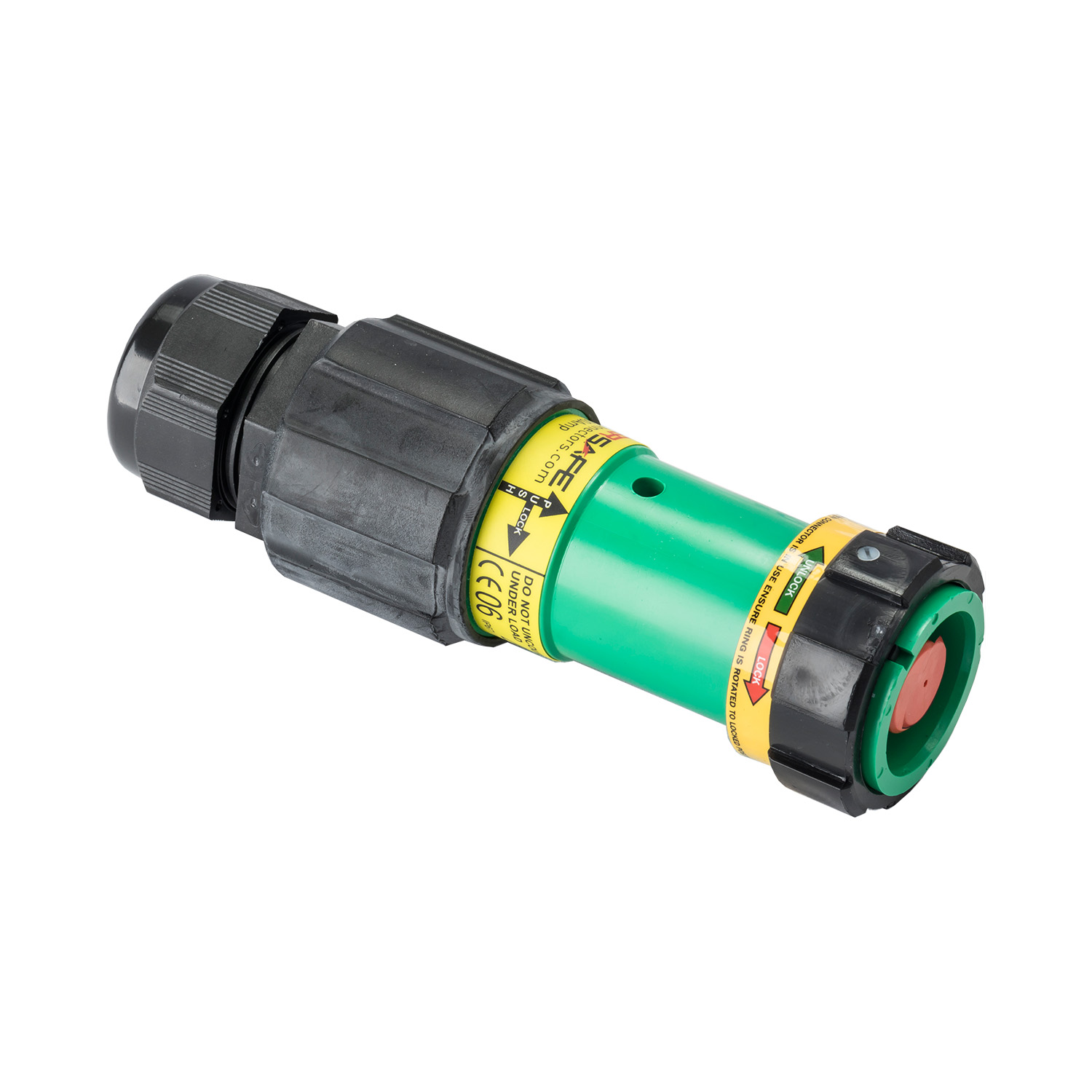 122123 PS Rotalock Line Source 500A E groen S120 M40A Powersafe schroefcontact wartel M40A