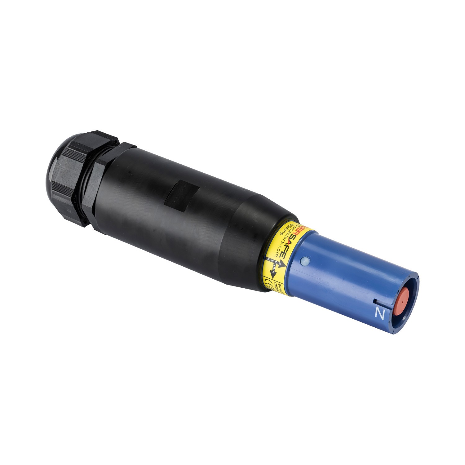 121823 Powersafe Ligne Source 500A N bleu M12 M40B connecter directement avec la cosse de câble M12 presse-étoupe M40B