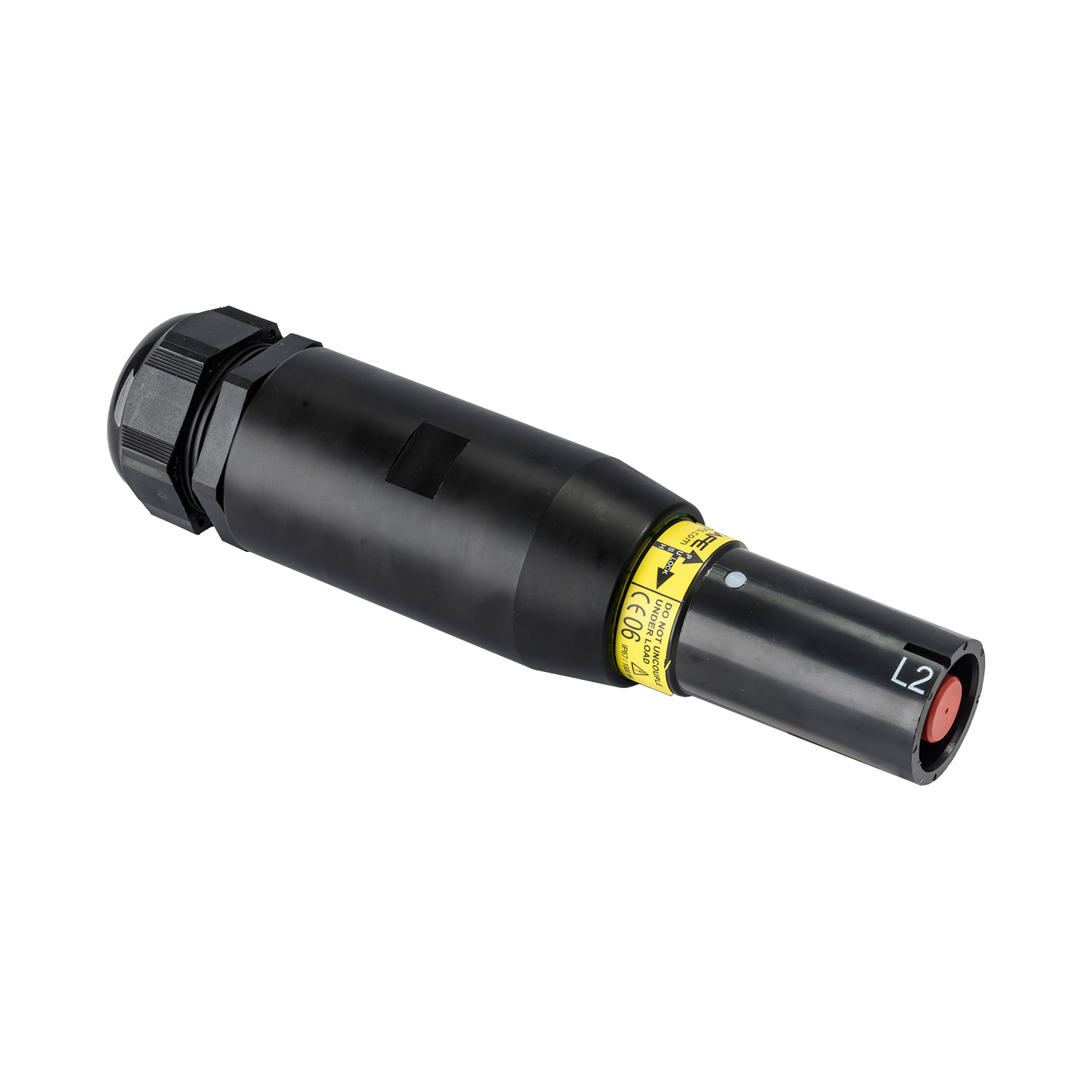121825 Powersafe Ligne Source 500A L2 noir M12 M40B connecter directement avec la cosse de câble M12 presse-étoupe M40B