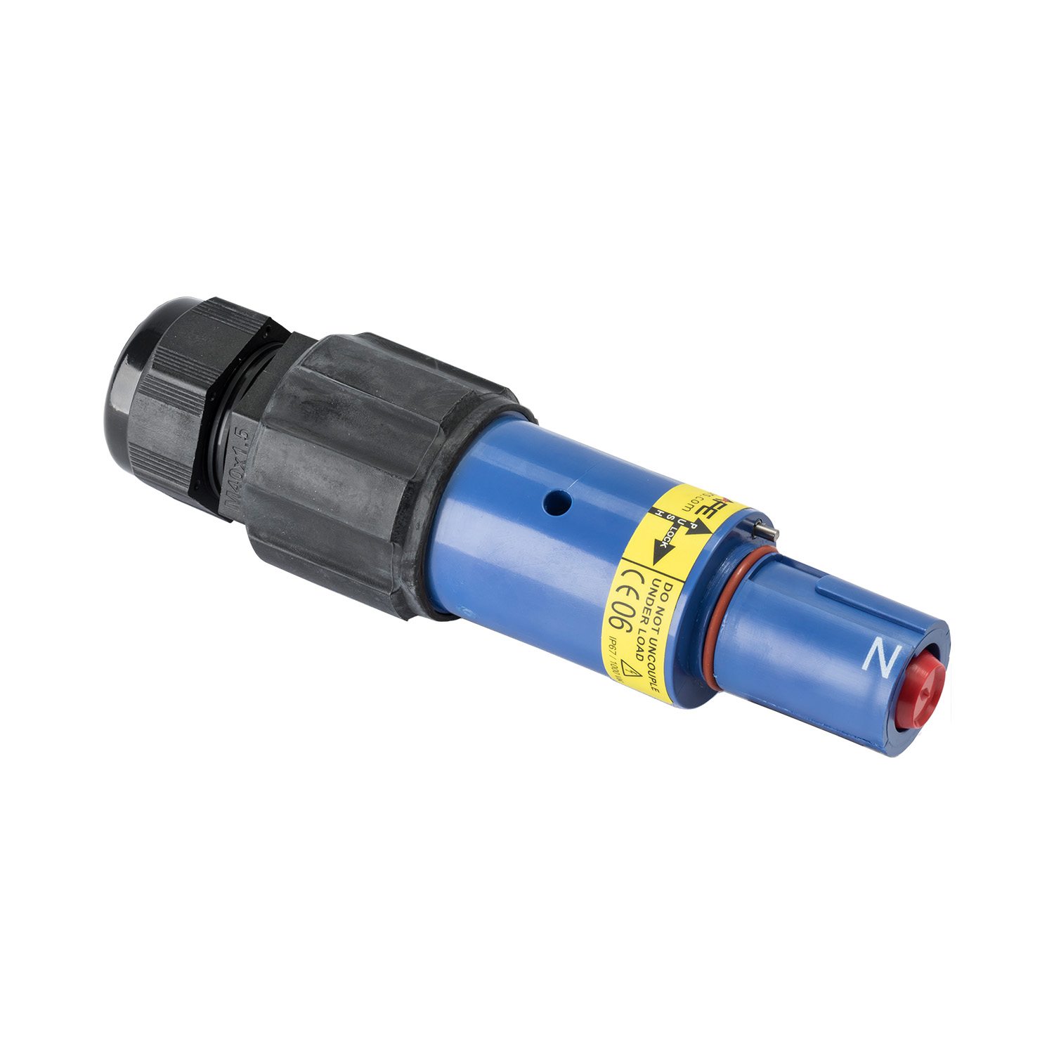 113750 Powersafe Ligne Drain 500A N bleu S120 M40A contact à vis presse-étoupe M40A