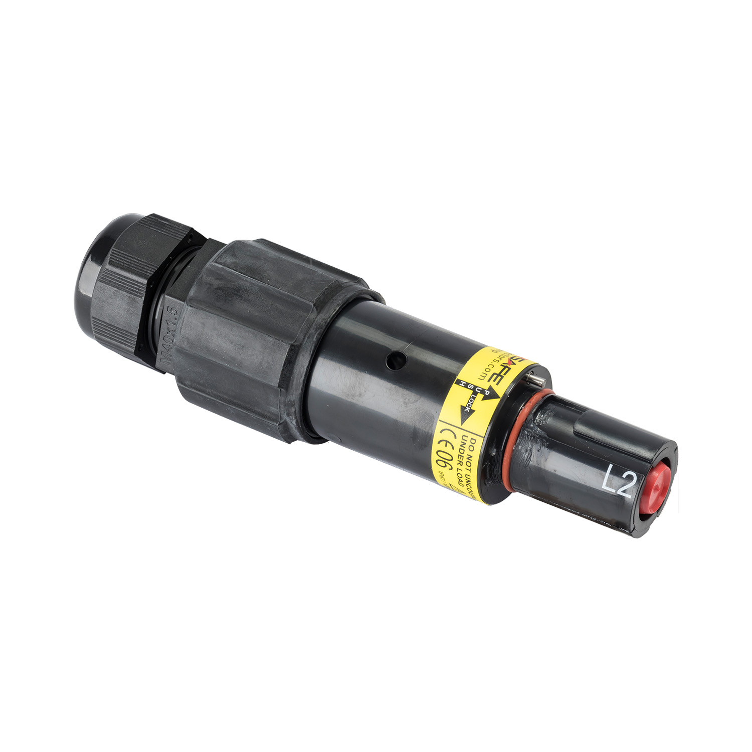 113991 Powersafe Ligne Drain 500A L2 noir S120 M40A contact à vis presse-étoupe M40A