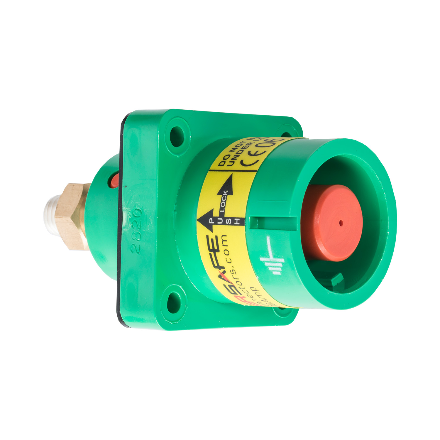 119102 Powersafe Panneau Source 500A PE vert T5 écrous M12