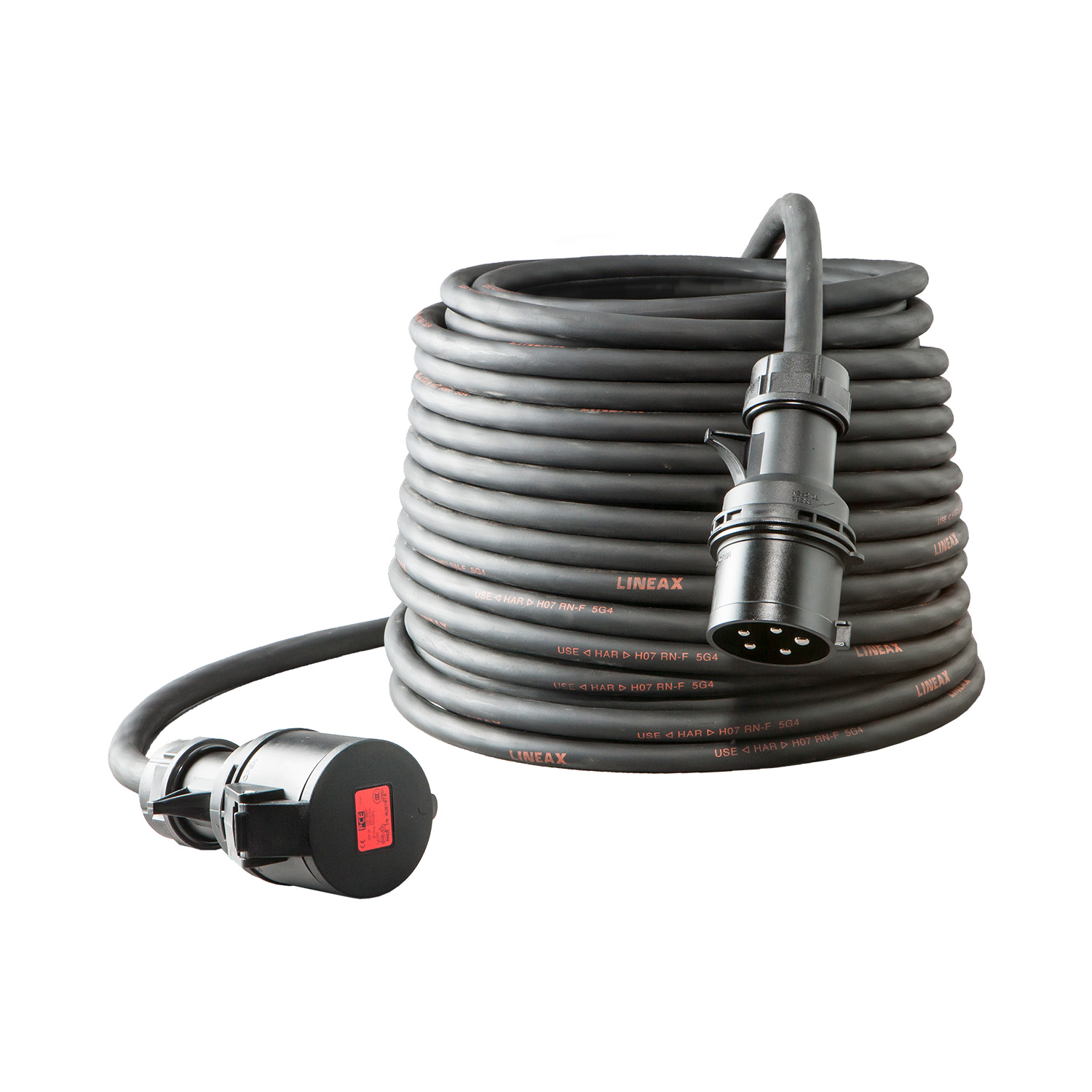 Câble d’extension CEE 16A 400V noir